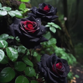 SEMILLAS DE ROSA NEGRA ROJA EXÓTICA