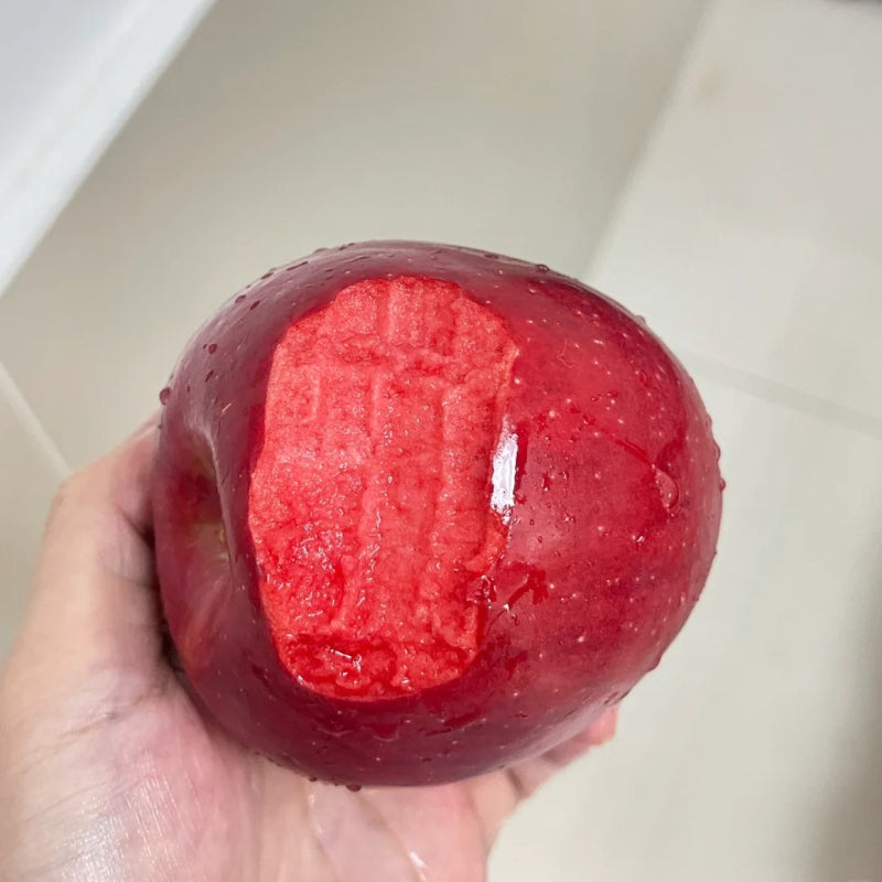 Semillas de manzana de pulpa roja