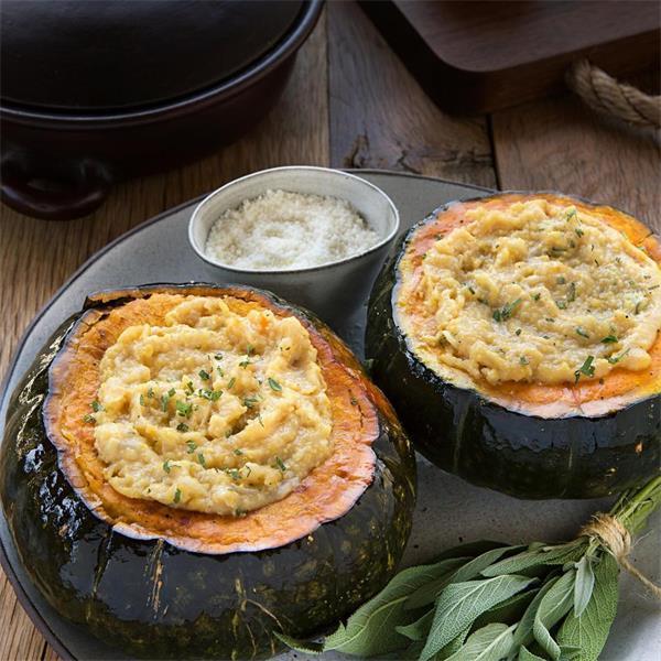 Calabaza Mini Kabocha Verde F1