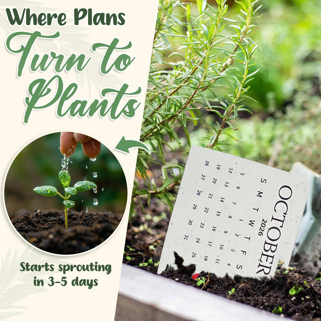 🌱 El calendario floral 2026: Un jardín en cada página