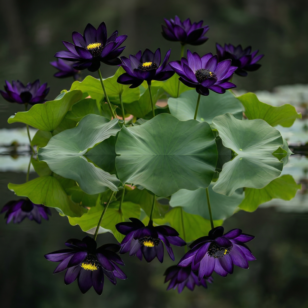 💮Midnight Purple Lotus Seeds