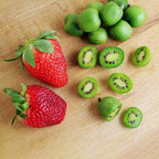 Egrow 50 unidades (100 unidades)/bolsa de semillas de kiwi mini, semillas de kiwi en miniatura, Actinidia Arguta, semillas de frutas resistentes