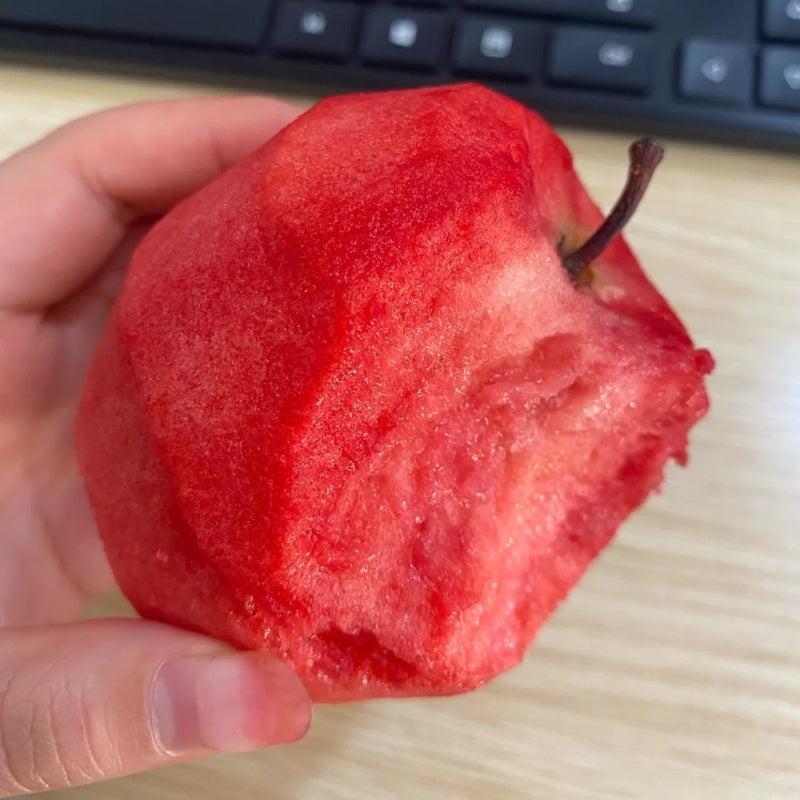 Semillas de manzana de pulpa roja