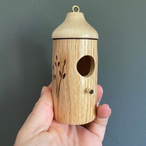 💕Casa de Colibríes de Madera - Regalo para Amantes de la Naturaleza